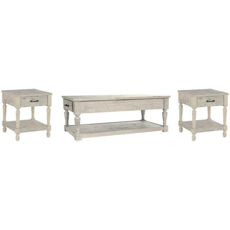 Signature Design by Ashley Shawnalore 3 Piece Coffee Table Set